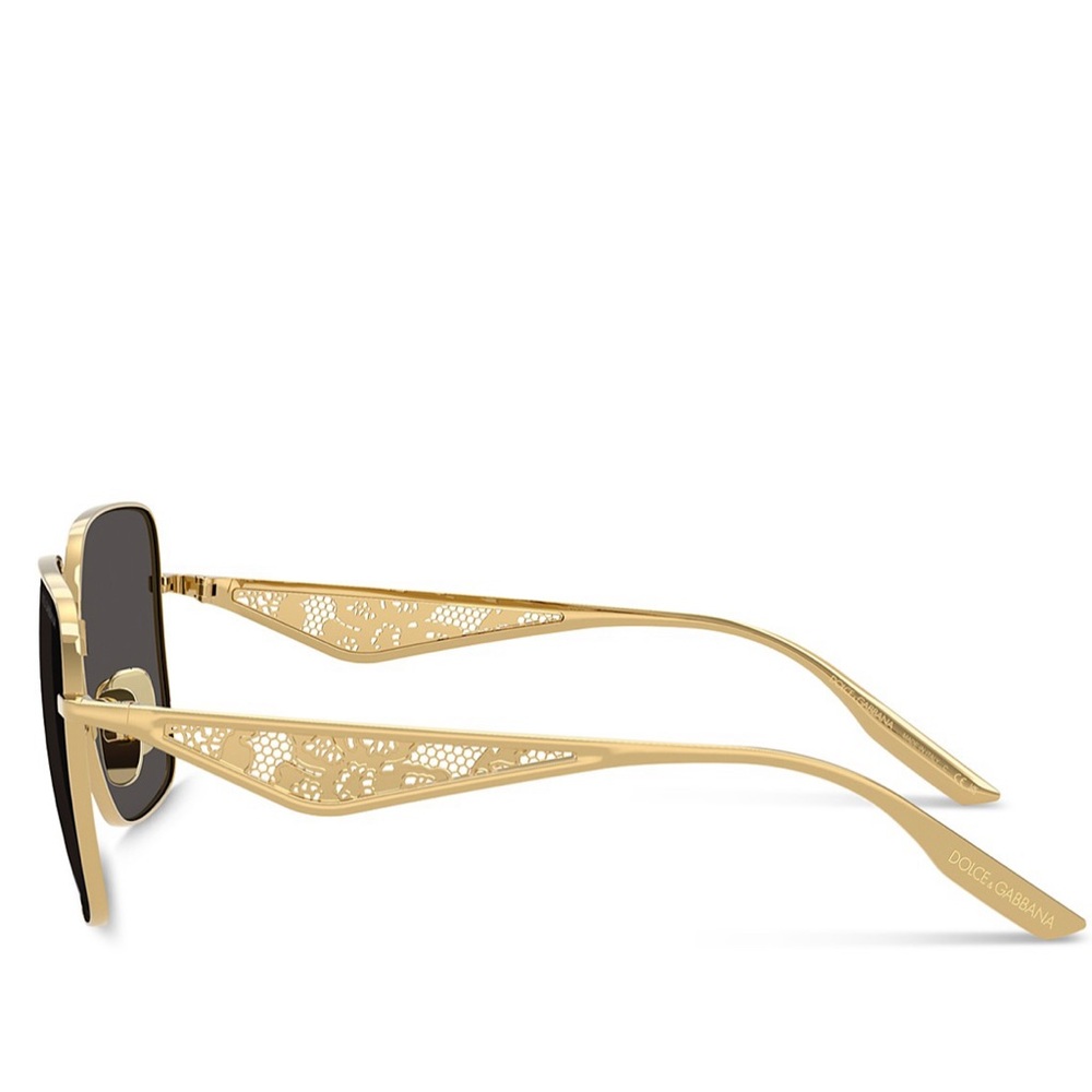 Authentic - Dolce & Gabbana Lace Square Sunglasses, 57mm DG2310 02/87 - Picture 4 of 10